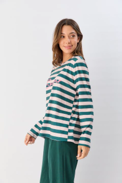 Imagen de PIJAMA M/LARGA P/LARGO JERSEY SPUM BONJOUR (659-25)