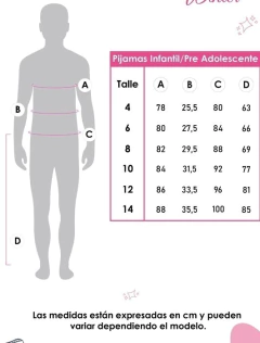 PIYAMA NENE MANGA CORTA (1939CH) - tienda online