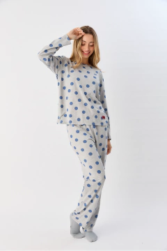 PIJAMA M/LARGA P/LARGO ALGODON BLUE MOON (665-25) - comprar online