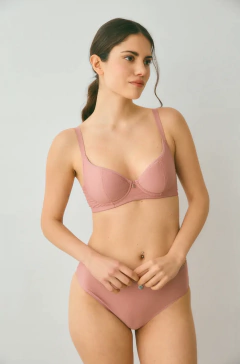 CORP. CON ARO RELLENO Y BASE LYCRA ROSALIA (293-117) - Victoria Garrido Lenceria