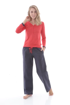 PIJAMA M/LARGA P/LARGO (92801) - Victoria Garrido Lenceria