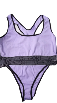 CONJ DEPORTIVO TOP Y SEMILESS ELASTICO LINEA BBB (2151G)