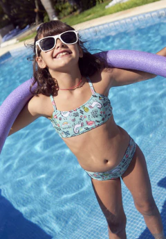 2 PIEZAS NENA TOP Y TIRO CORTO UNICORNIOS (4459)