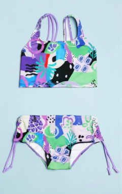 2 PIEZAS NENA TOP CON TIRAS Y CULOTTE PHI-PHI (4238SY)