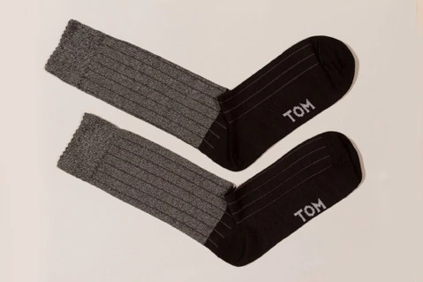 MEDIA CANA HOMBRE MORLEY ALGODON BICOLOR (1691T)