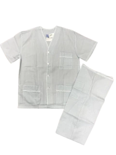 PIJAMA HOMBRE M/CORTA P/LARGO ABOTONADO T.56 - 60 (508ME) en internet