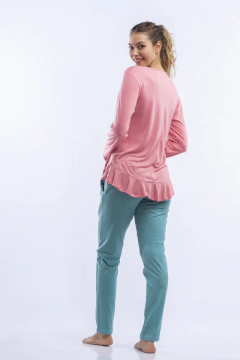 PIJAMA M/LARGA P/LARGO JULIETA (Z426) - comprar online