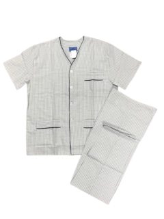 PIJAMA HOMBRE M/CORTA P/LARGO ABOTONADO T. 62 - 68 (508MEE) - tienda online