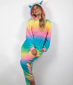 MONO MULTICOLOR CON CAPUCHA Y OREJITAS (21085) en internet