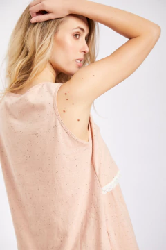 PIJAMA MUSCULOSA Y SHORT MATERNAL (2685-20)