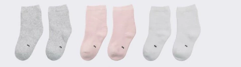 PACK X3 SOQUETE NENA ALGODON LISO CON TOALLA (3507.3)