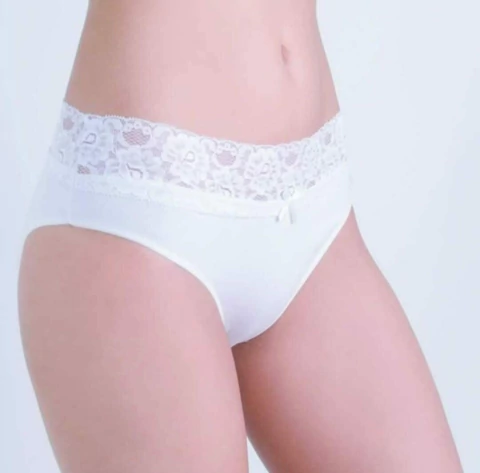 TIRO CORTO ALGODON CON ENCAJE (A046)