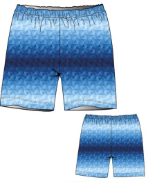 SHORT DE MALLA NENE ESTAMPADO GEOMETRICO (523A)