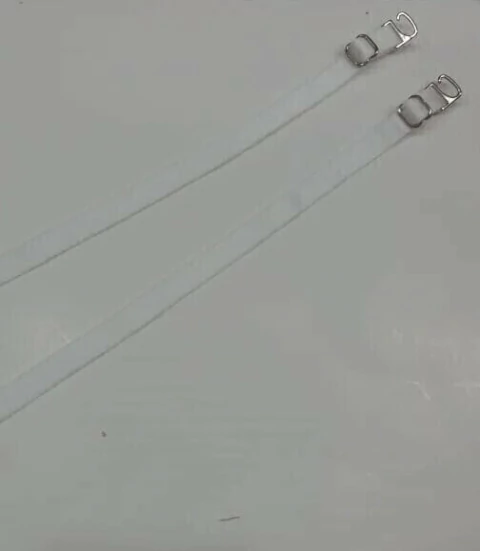 PACK X4 BRETEL ELASTICO 11 MM. GANCHO METALICO (BR5.4)