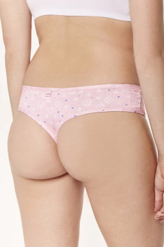 PACK X2 CULOTTELESS LYCRA ESTAMPADA NAVIDAD (PR77050A) - Victoria Garrido Lenceria