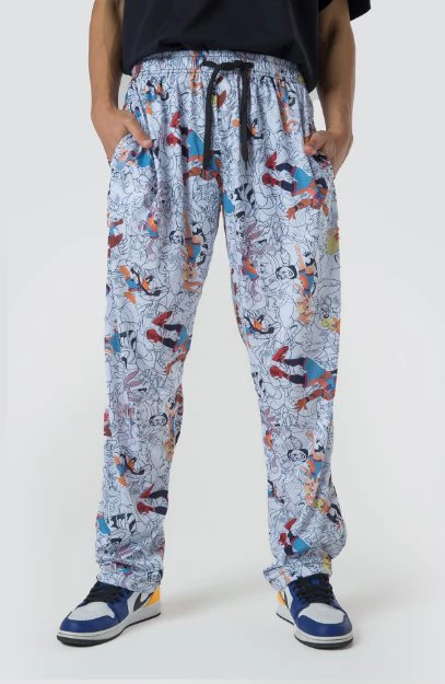 PIJAMA M/CORTA P/LARGO SPACE JAM PERSONAJES (SH335)