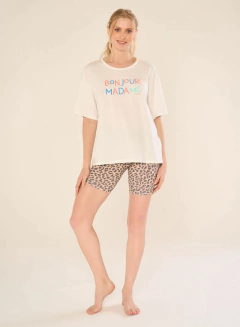 PIJAMA M/CORTA Y PANTALON CORTO URBAN SAFARI (2516) - comprar online
