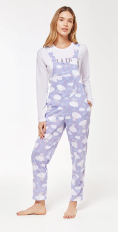 JARDINERO Y REMERA M/LARGA (PR10118)