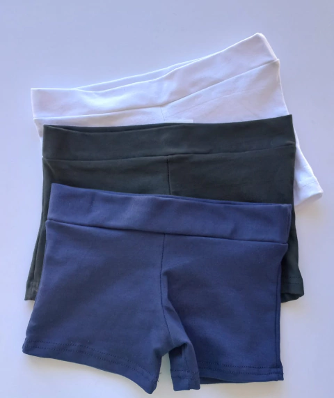 SHORT NENA ALGODON C/CINTURA LINEA BBB (1143G)