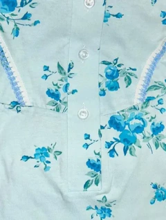 CAMISON M/CORTA C/CARTERA FLORES 46-54 (915M) en internet
