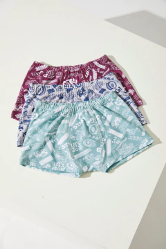 BOXER NENE ALGODON Y LYCRA ESTAMPADO CARS (9412HA) - comprar online