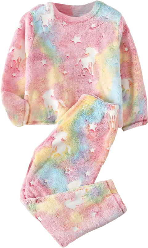 PIJAMA NENA M/LARGA P/LARGO POLAR SOFT LUMINOSO (M3102)