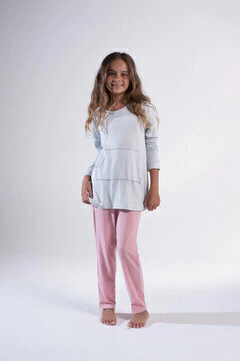 PIJAMA NENA M/LARGA P/LARGO DELFI (Z807) - comprar online