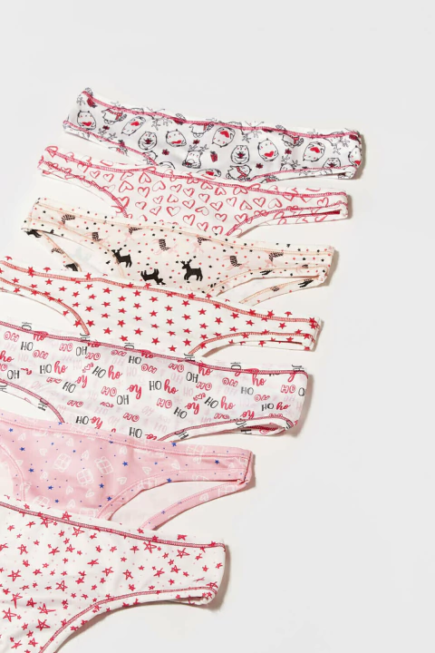 PACK X2 COLALESS ALGODON ESTAMPADA NAVIDAD (PR77045A)