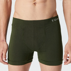 BOXER SIN COSTURA ALGODON PIERNA LARGA (5113T) - comprar online