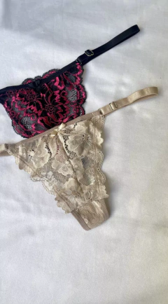 PACK X2 LESS REGULABLE ENCAJE (WO83035) - comprar online