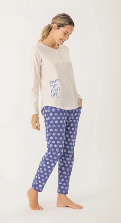 PIJAMA M/LARGA Y P/LARGO DOTS (WO15122)