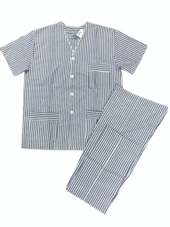 PIJAMA HOMBRE M/CORTA P/LARGO ABOTONADO T.56 - 60 (508ME)