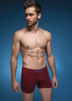 BOXER SIN COSTURA ALGODON LISO (130Z) - comprar online