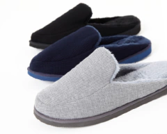 PANTUFLA MOCASIN HOMBRE WAFFLE SOFT C/CORDERITO (1503G)