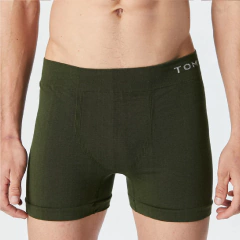 BOXER SIN COSTURA ALGODON PIERNA LARGA (5113T) - comprar online