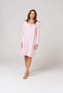 CAMISON M/LARGA LISO C/PUNTILLA EN ESCOTE (41001)