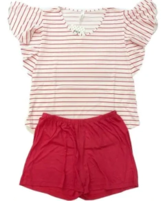 PIJAMA M/CORTA Y SHORT (42123) - Victoria Garrido Lenceria