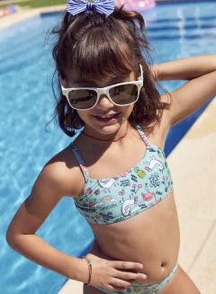 2 PIEZAS NENA TOP Y TIRO CORTO UNICORNIOS (4459) - comprar online