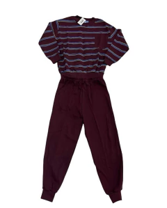 PIJAMA NENE M/LARGA P/LARGO RAYADO 2-12 (330) - Victoria Garrido Lenceria