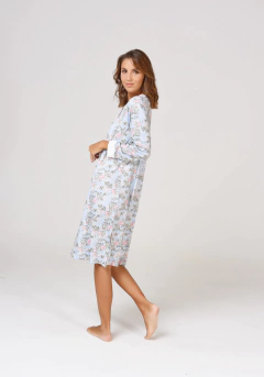 Imagen de CAMISON M/LARGA ALGODON ESTAMPADO C/CARTERA (41602)