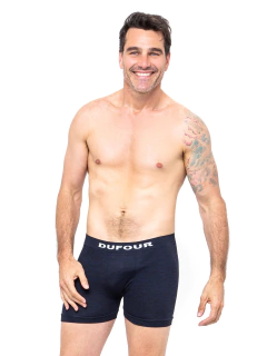 BOXER SIN COSTURA ALGODON MELANGE (11788)
