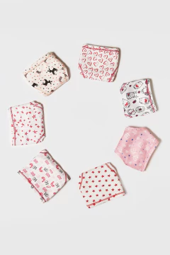 PACK X2 VEDETINA ALGODON ESTAMPADA NAVIDAD (PR77046A)