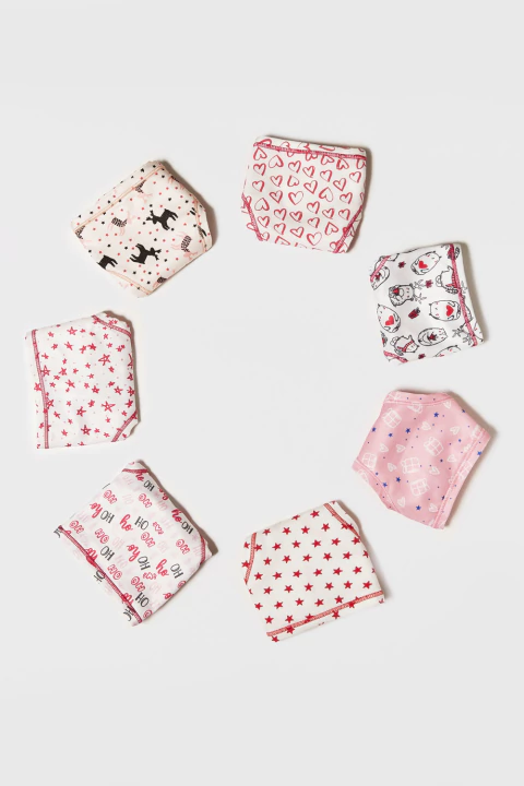 PACK X2 VEDETINA ALGODON ESTAMPADA NAVIDAD (PR77046A)