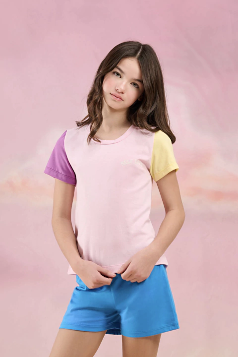 PIJAMA NENA M/CORTA Y SHORT SUGAR CRUSH (MP20105V25)