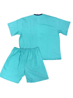 PIJAMA HOMBRE M/CORTA P/CORTO CUELLO EN V T. 62 - 68 (600MSEE) - Victoria Garrido Lenceria