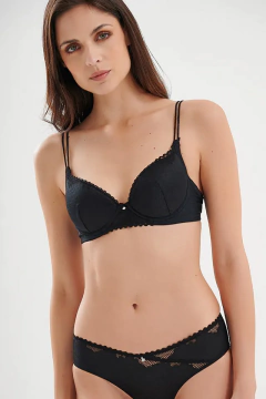 TAZA SOFT LYCRA Y ENCAJE SITGES (4389) - Victoria Garrido Lenceria