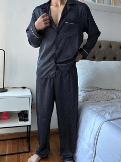 Imagen de PIJAMA M/LARGA P/LARGO RASO ESTAMPADA (1-20)