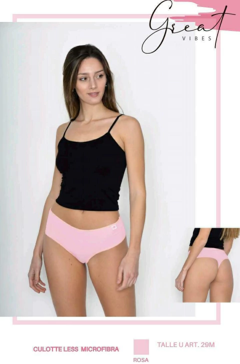 PACK X3 CULOTTELESS MICROFIBRA (29MS.3)