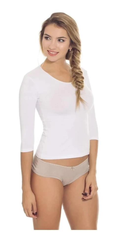 CAMISETA MANGA 3/4 ALG Y LYC (425C)