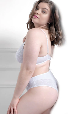 CULOTTE LYCRA Y ENCAJE (5735) - Victoria Garrido Lenceria